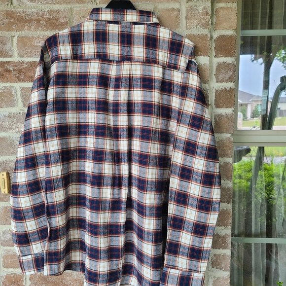 Men's Croft & Barrow Long Sleeve Flannel Shirt L - Picture 4 of 7